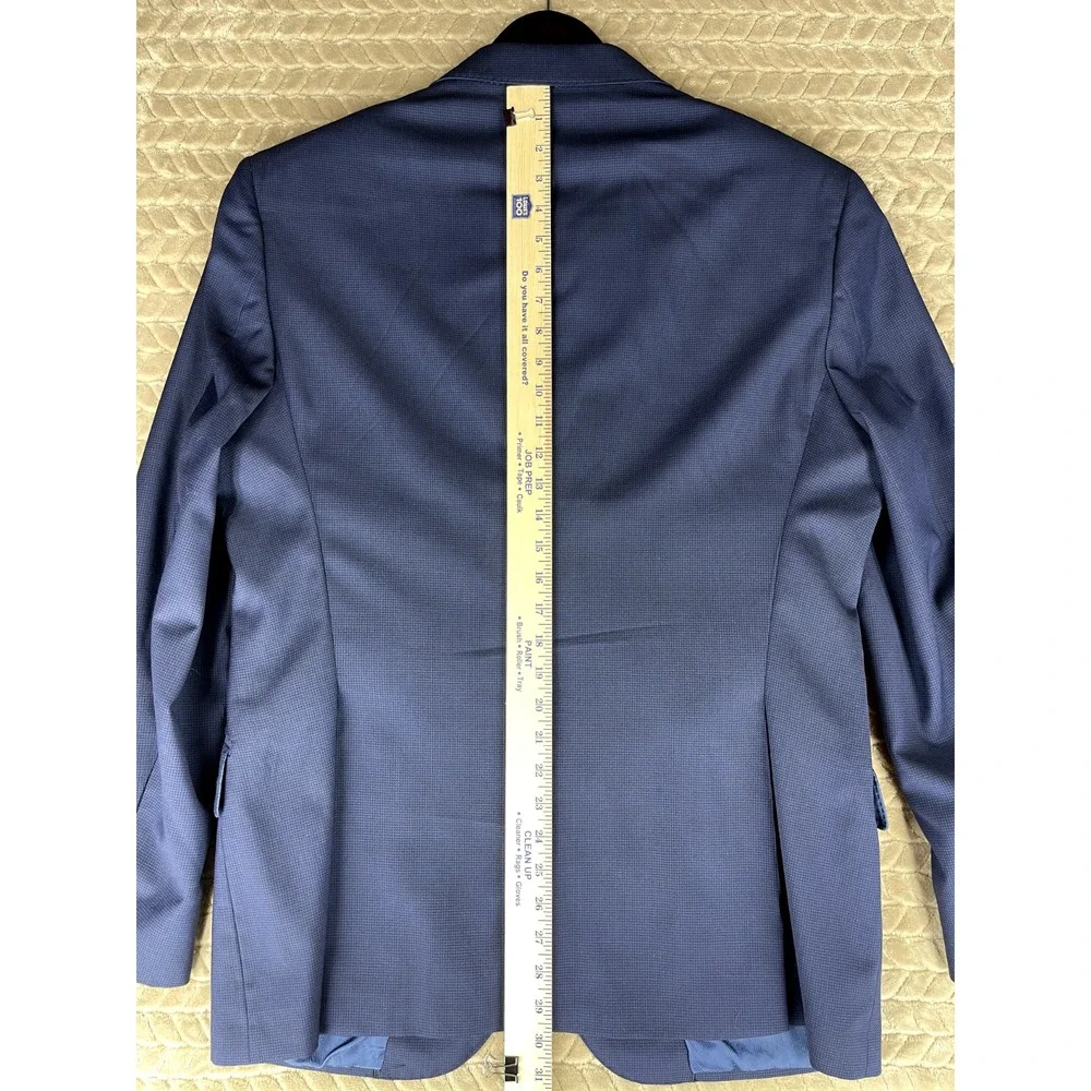 Joseph‎ Abboud Blazer Mens 44R Blue Tollegno 1900 Wool Sport Coat